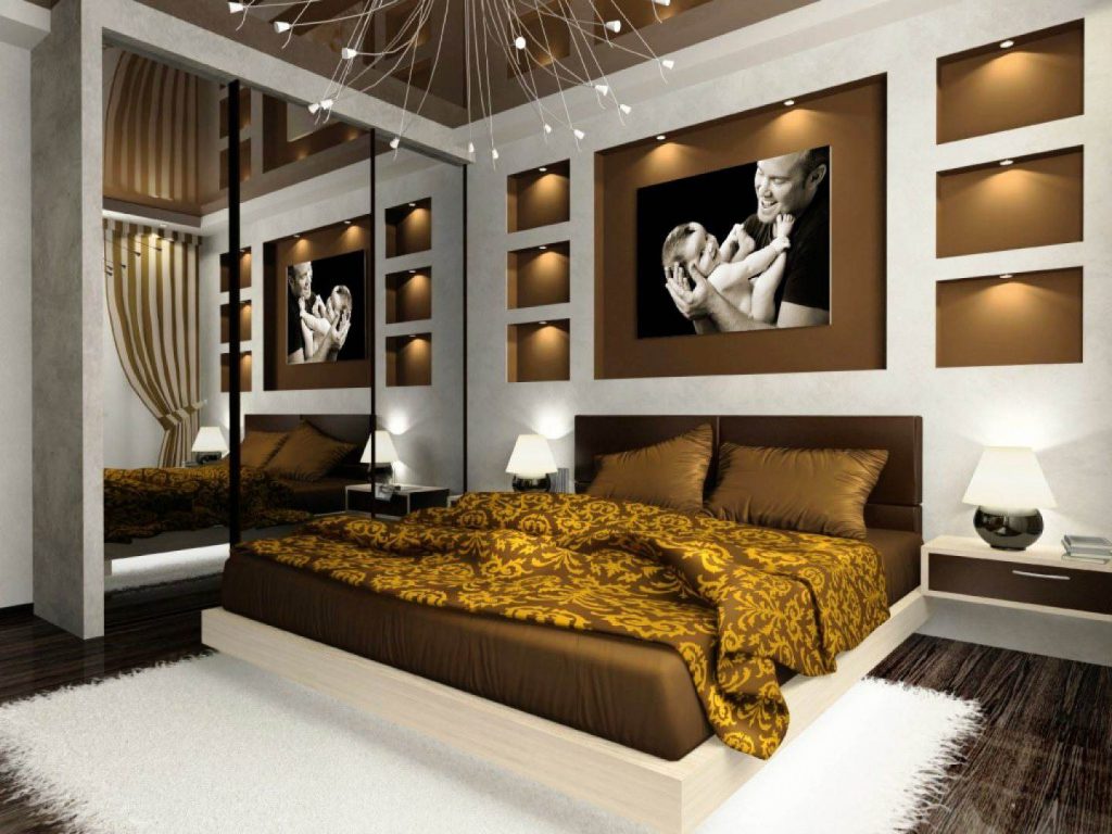 Дизайн большой спальни на фото - стили интерьера, зонирование