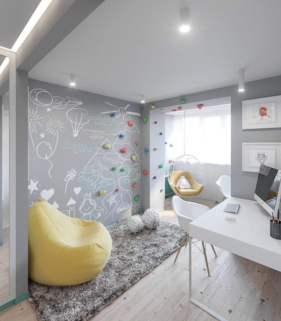Дизайн интерьера детской комнаты для мальчика - 95 фото