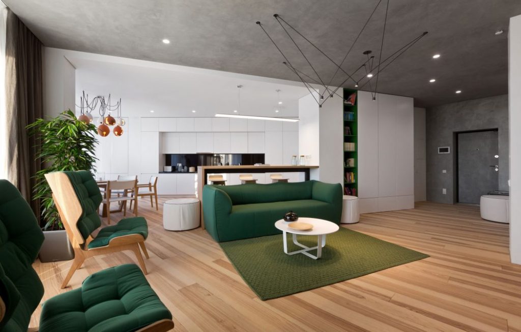 Дизайн проект квартиры в современном стиле