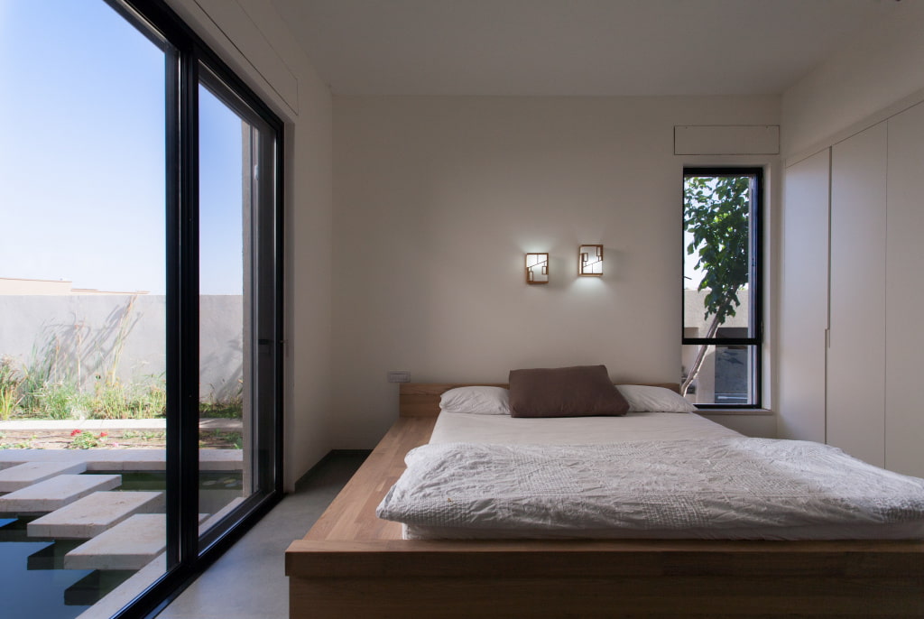 Дизайн-проект спальни в стиле минимализм