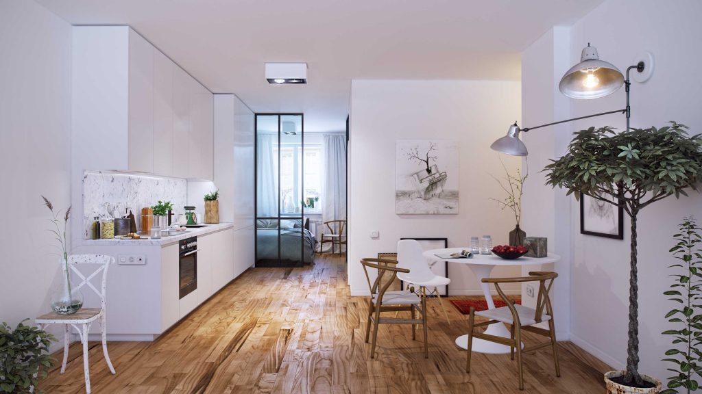 Кухня столовая дизайн интерьера - фото, зонирование, проекты