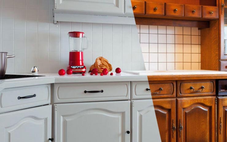 Как покрасить кафельную плитку на кухне?
