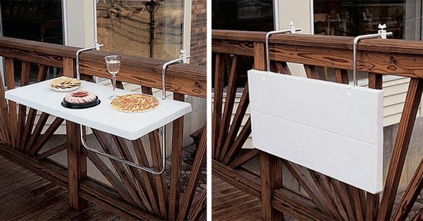 Как сделать столик на балконе для комфортной работы и отдыха