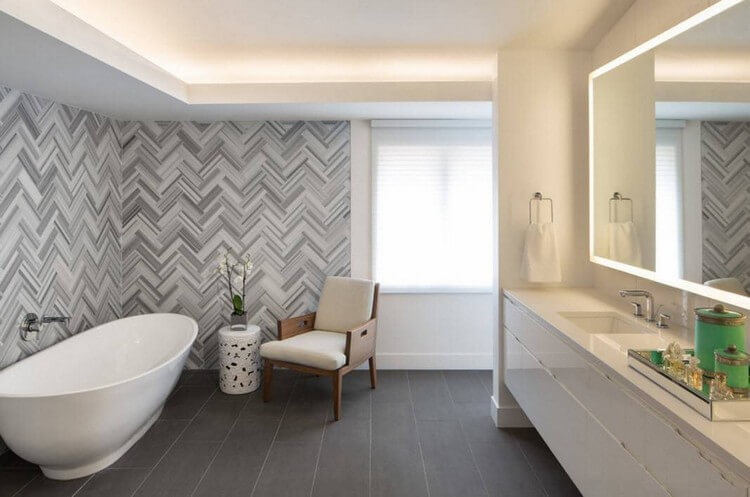 Классификация и выбор плитки для ванной комнаты: фото и дизайн