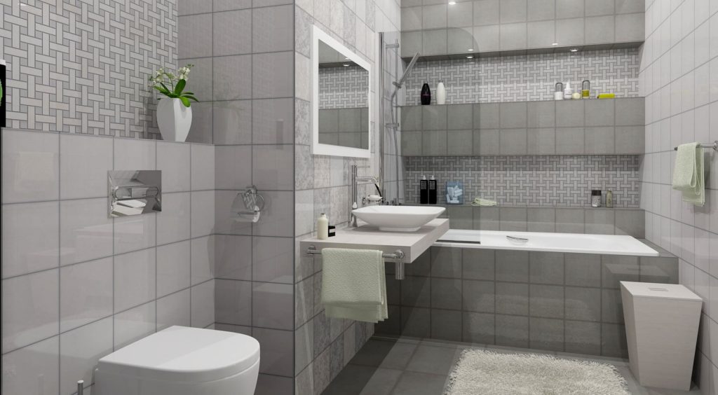 Серая плитка для ванной — как выбрать и использовать?