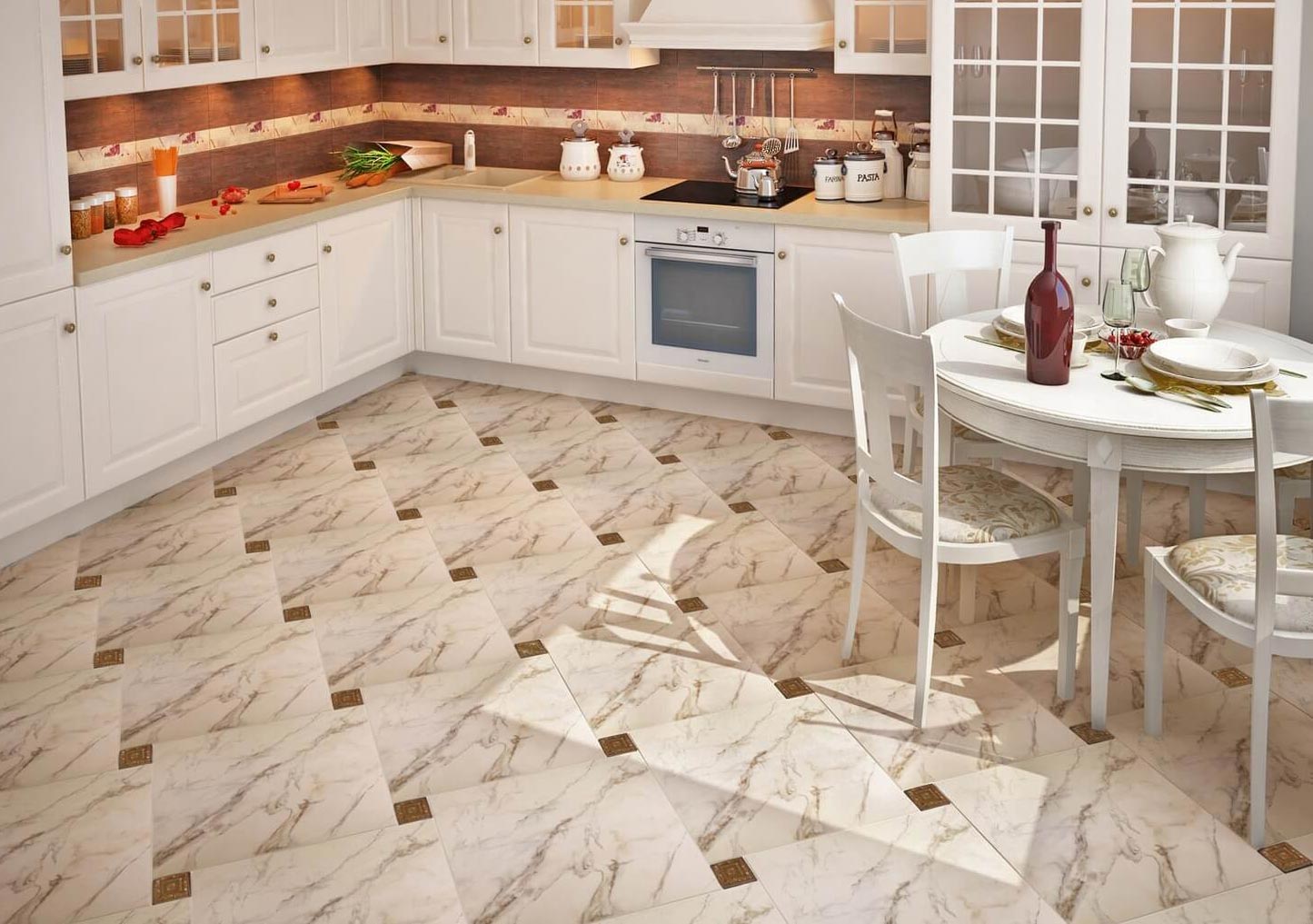 Как правильно выбрать плитку на пол на кухню: особенности выбора