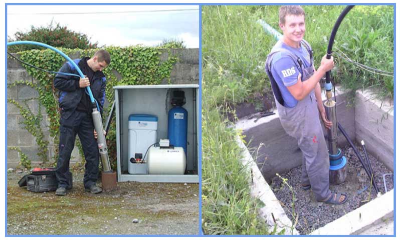 Подключение глубинного насоса к системе водоснабжения: основные узлы и их назначение