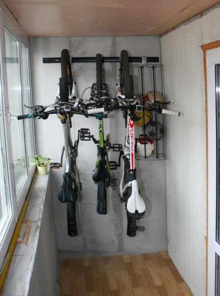Правила хранения велосипеда на балконе зимой