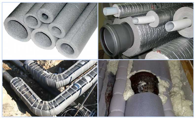 Утепление канализационных труб наружной канализации своими руками: методы и материалы