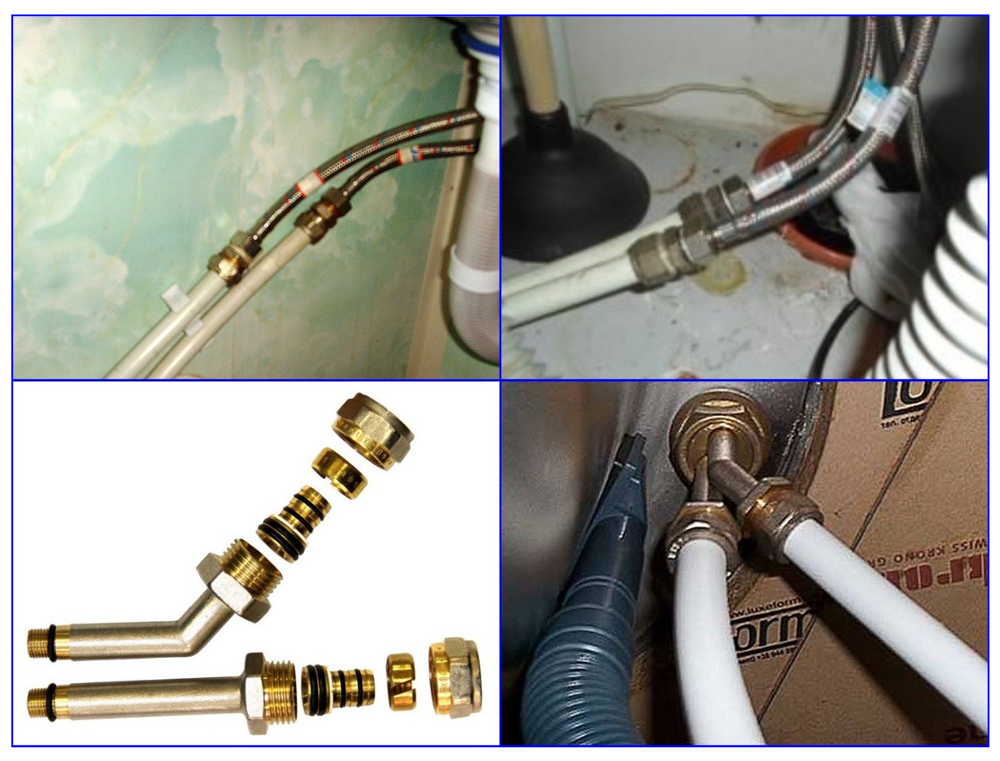 Как подключить смеситель на кухне к водопроводу из различных видов труб