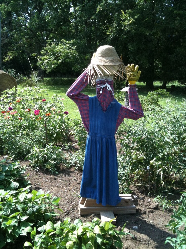 Пугало в сад: как сделать отличное чучело своими руками. 65 фото креативных идей