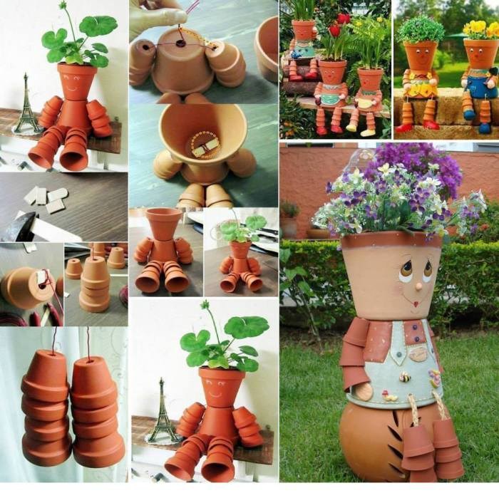 Кашпо для сада — лучшие варианты и оригинальные идеи для украшения цветов (70 фото)