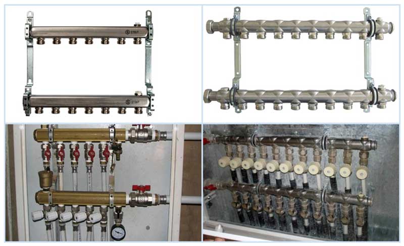 Коллекторная система отопления частного дома: основные узлы, монтаж, материалы