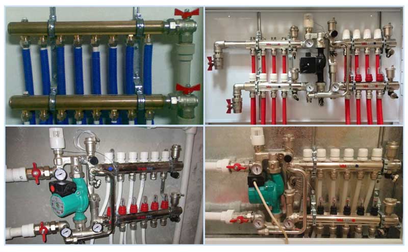 Коллекторная система отопления частного дома: основные узлы, монтаж, материалы