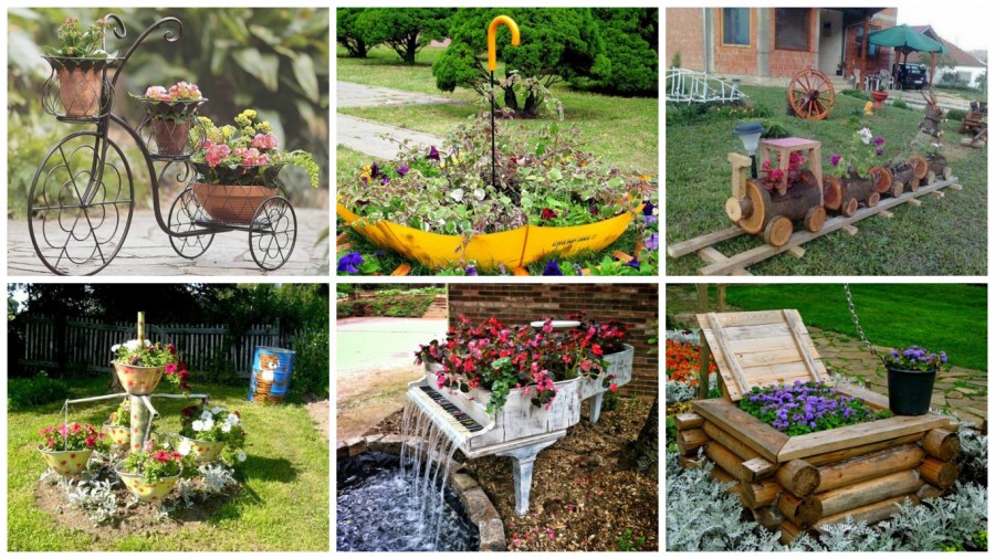 Новинки поделок для сада — стильные и оригинальные украшения от дизайнеров (95 фото-идей)