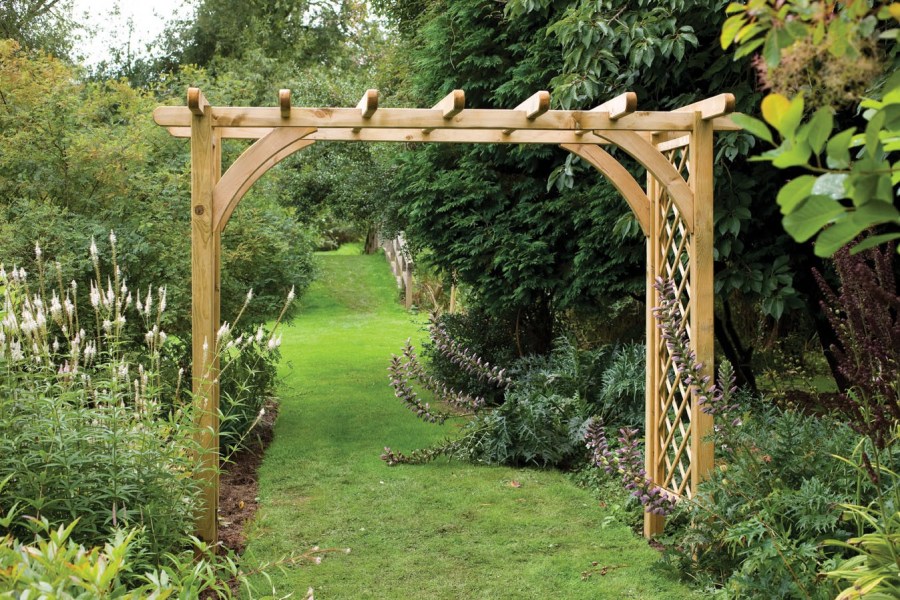 Садовая арка — советы и инструкции по постройке своими руками (120 фото-идей)