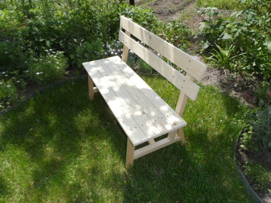 Садовая скамейка — использование в ландшафтном дизайне и инструкция для постройки своими руками (100 фото)