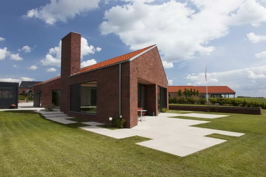 Дом из кирпича — лучшие типовые дизайн-проекты. 150 фото современных вариантов кирпичных домов