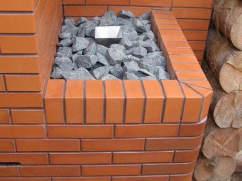 Кирпичные банные печи каменки – источник тепла и красивое дизайнерское решение