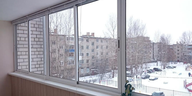 Холодное остекление балконов алюминиевыми профилями