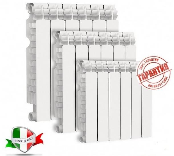 Итальянские радиаторы отопления производители Fondital, Sira, Radiko, Global из Италии
