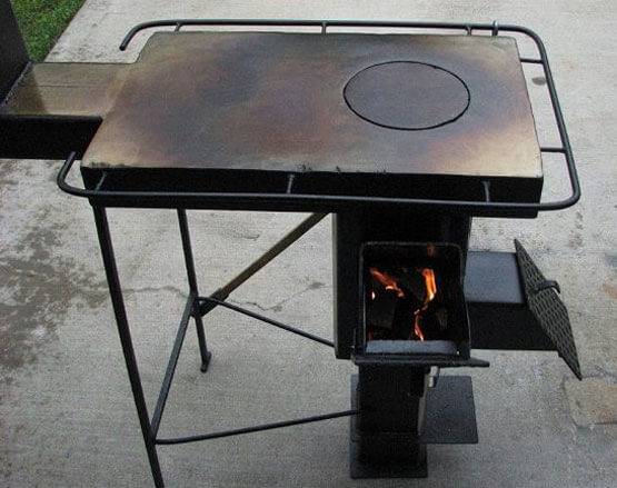 Походная печь: туристическая печка своими руками, мини печь на дровах для похода на природу из металла