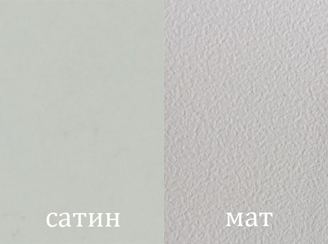 Отличие матового потолка от сатинового - какой лучше выбрать?