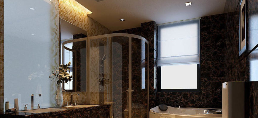Потолок в ванной из гипсокартона: особенности монтажа и дизайна