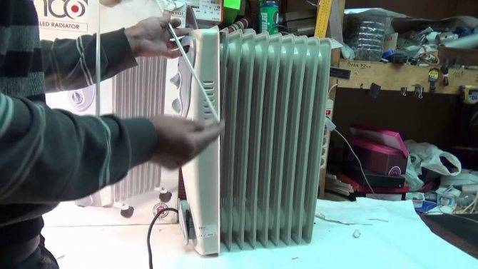 Ремонт масляного обогревателя своими руками: схема радиатора, не работает, не греет, как разобрать, если сломался, как отремонтировать