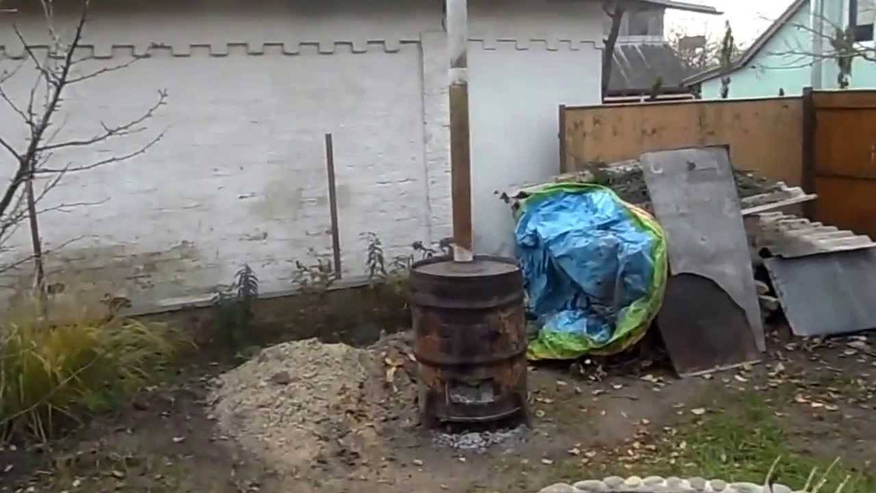 Уничтожение отходов без расходов как сделать печь для мусора на даче
