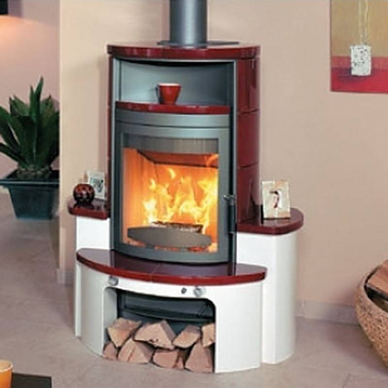 Угловая печь камин для дачи и дома: дровяная печка длительного горения, камин на дровах