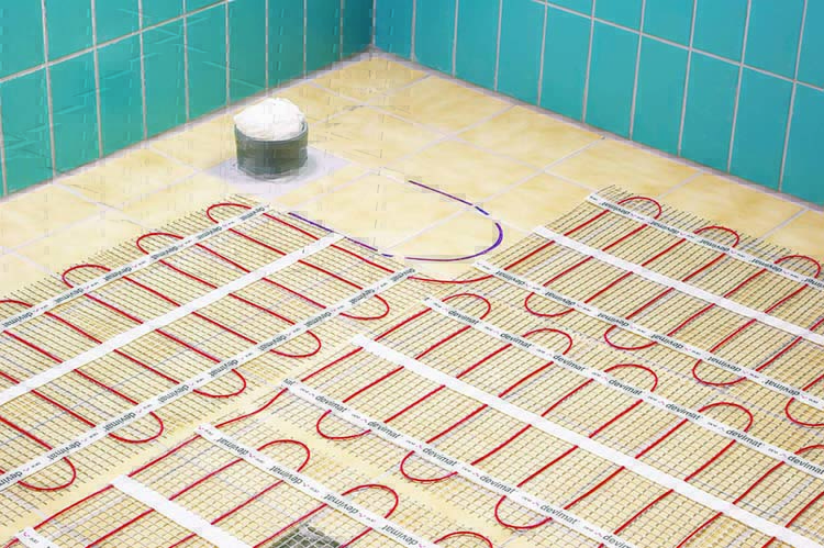 Укладка теплого пола под плитку: как правильно класть электрический кабельный теплый пол, как сделать, укладывать электрический теплый пол под плитку, как смонтировать кабельный пол, как постелить под кафель