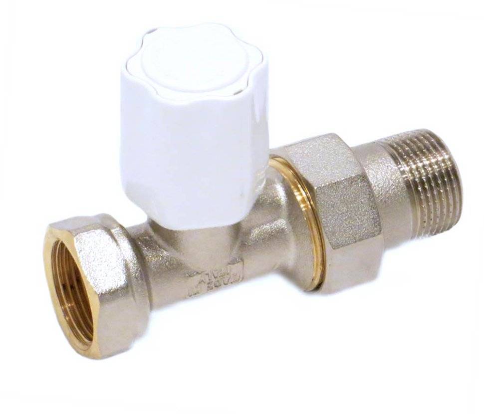 Клапан радиаторный запорный: угловой, прямой клапан для радиатора отопления